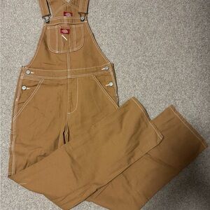Dickies Women's Tan Overalls NWOT